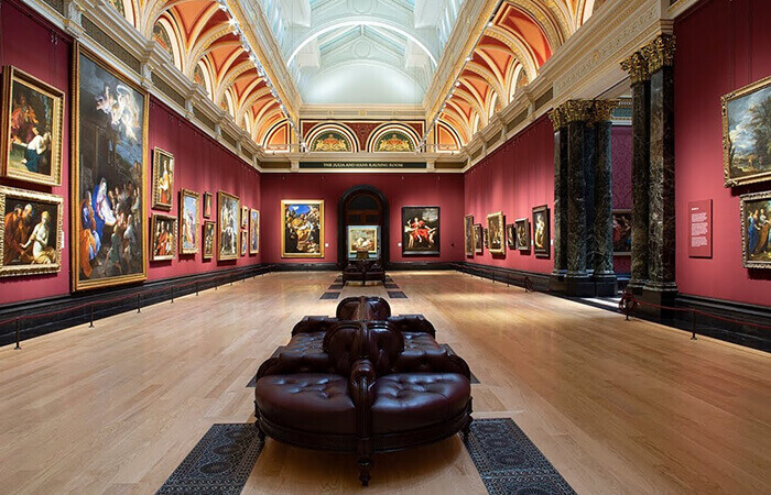 visitare la National Gallery durante una vacanza studio a Londra