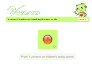 Vocaroo app pronuncia inglese
