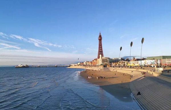 città costiere d'Inghilterra Blackpool