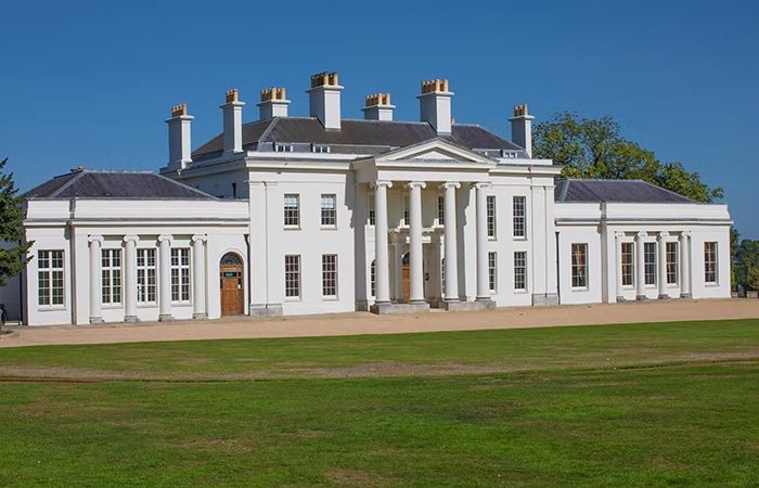 The Hylands House Casa Bianca serie The Crown