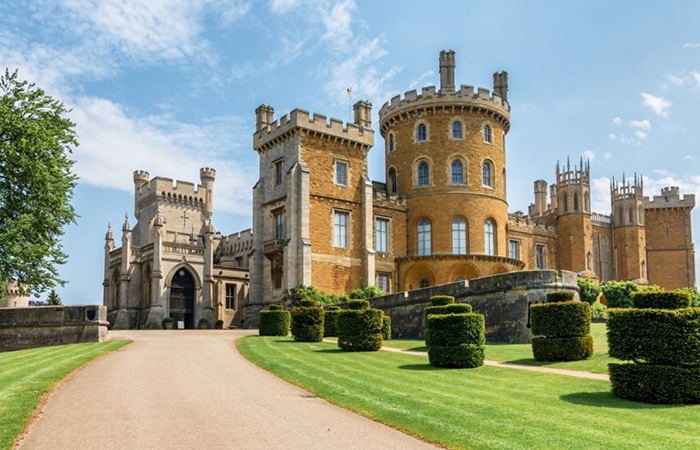 castello di Belvoir luogo dove è stata girata la serie sui reali inglesi