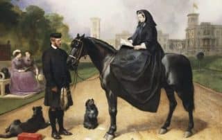 La Regina vittoria a cavallo